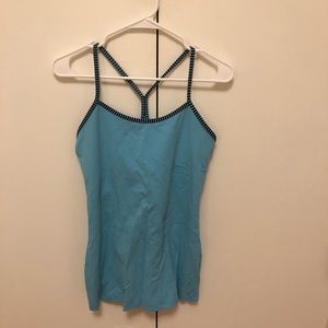 Blue Lulu Lemon Tank Top